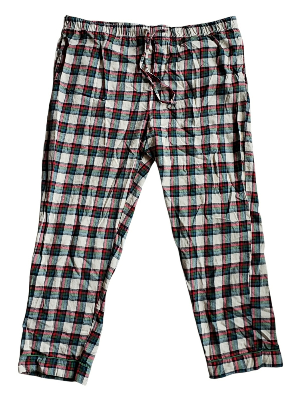 The Company Store PJ Bottoms Mens Size XXXL Plaid 100% Cotton Pajama Pants